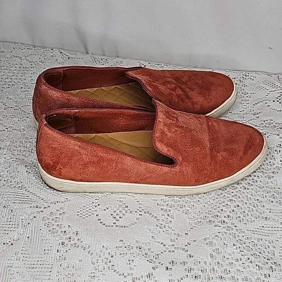 Birdies Swift leather burnt orange slip on loafer flats shoes sz 8 - Picture 5 of 11
